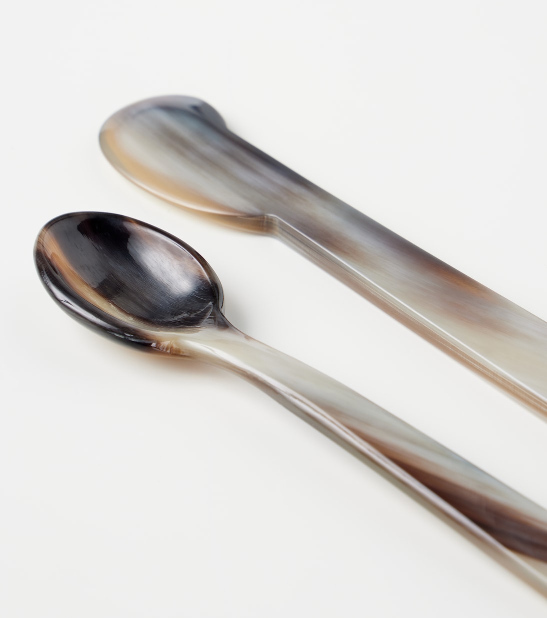 Horn and steel sauce and butter serving set | Brunello Cucinelli