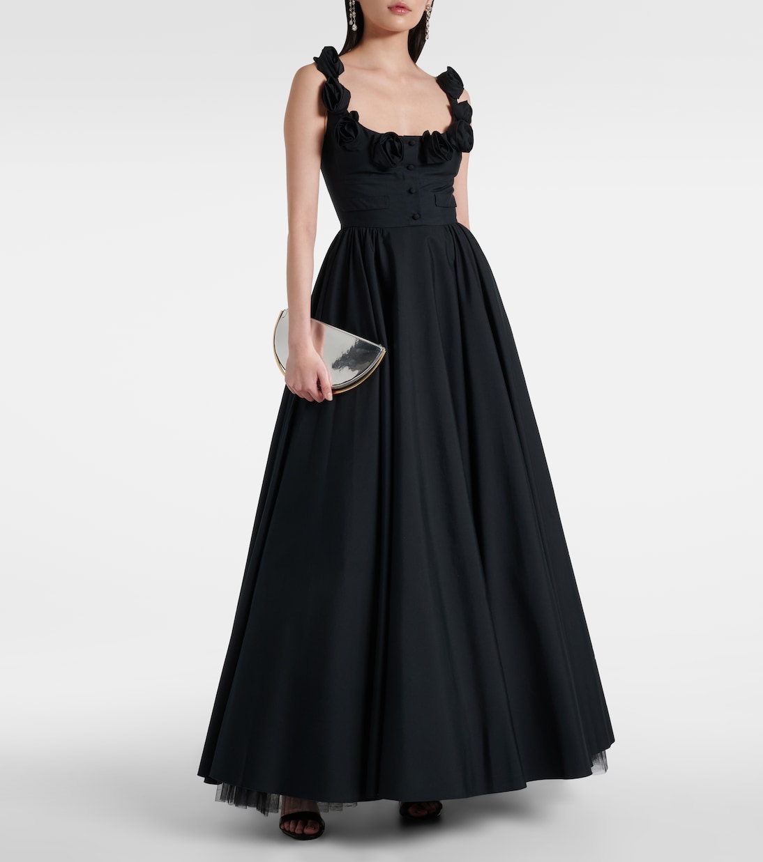 Verzierte Robe aus Baumwollpopeline | Giambattista Valli