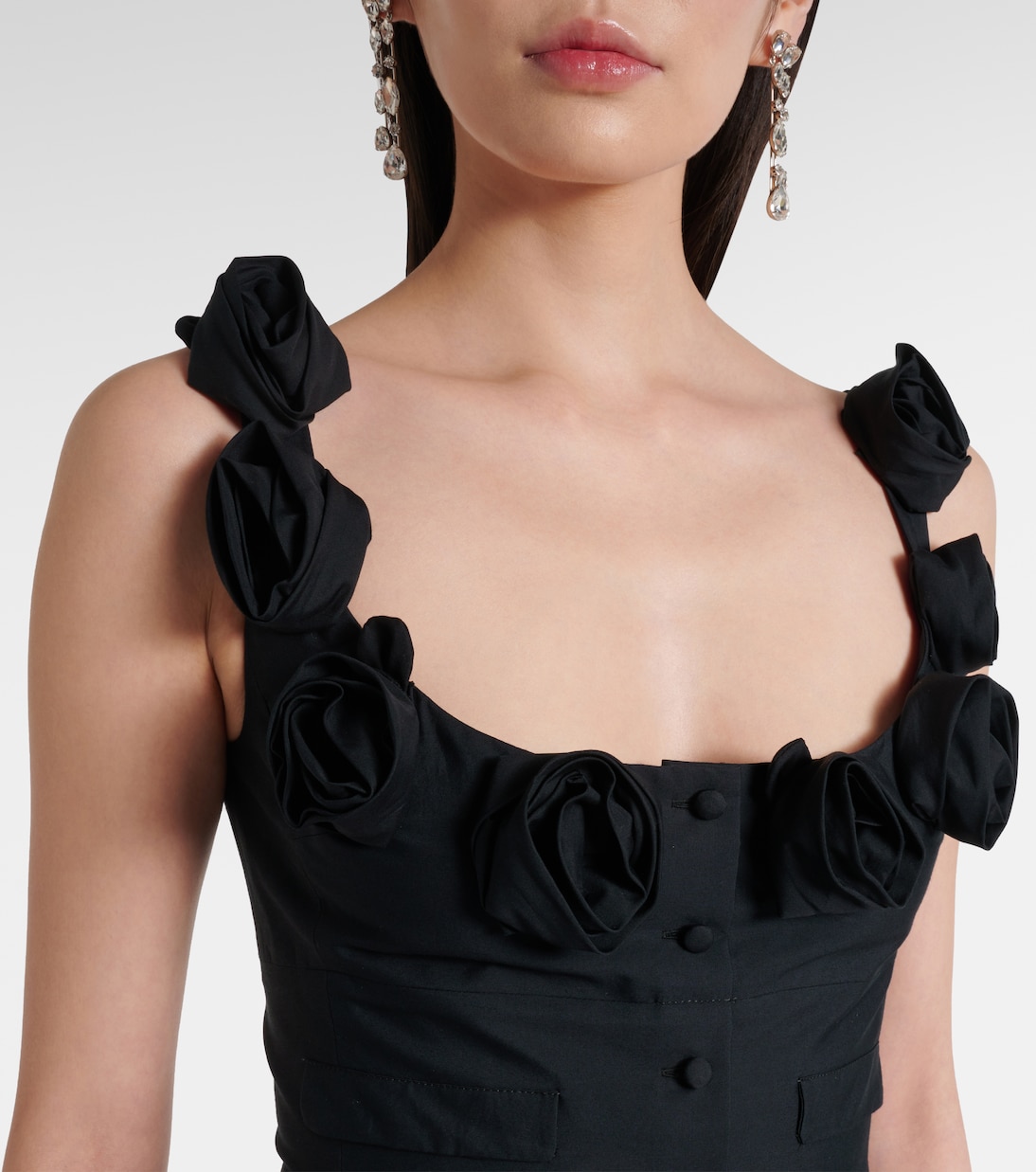 Verzierte Robe aus Baumwollpopeline | Giambattista Valli