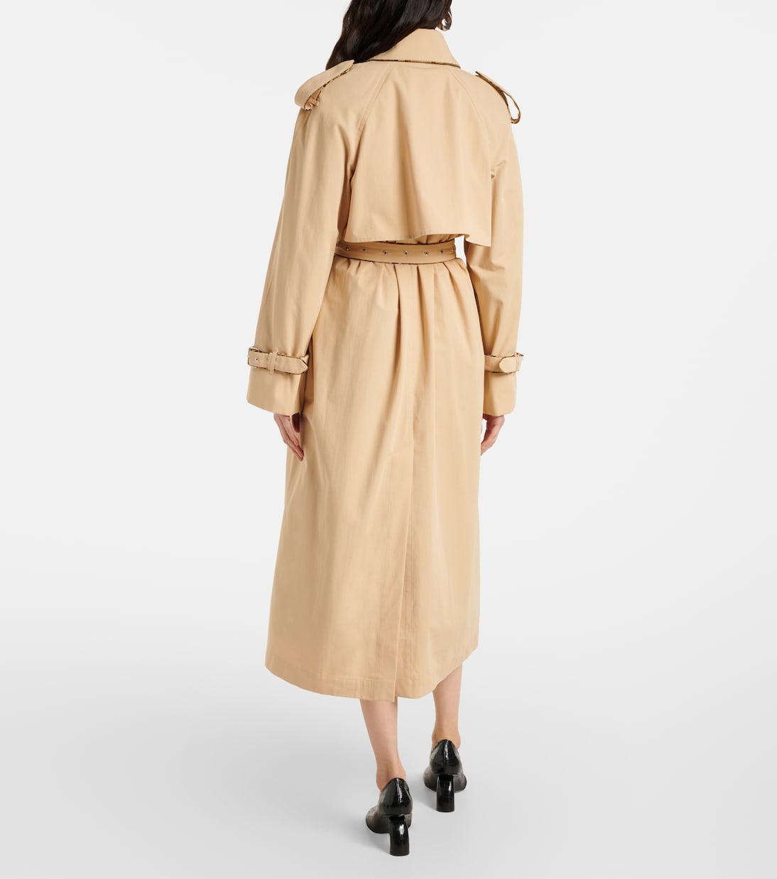 Cotton poplin trench coat | Dries Van Noten