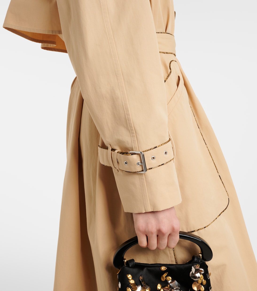 Cotton poplin trench coat | Dries Van Noten