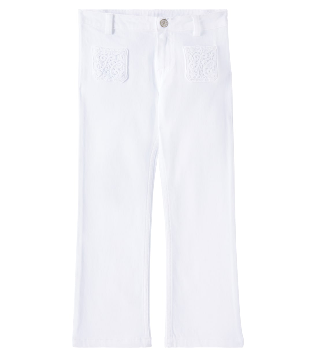 Embroidered flared jeans | Tartine et Chocolat