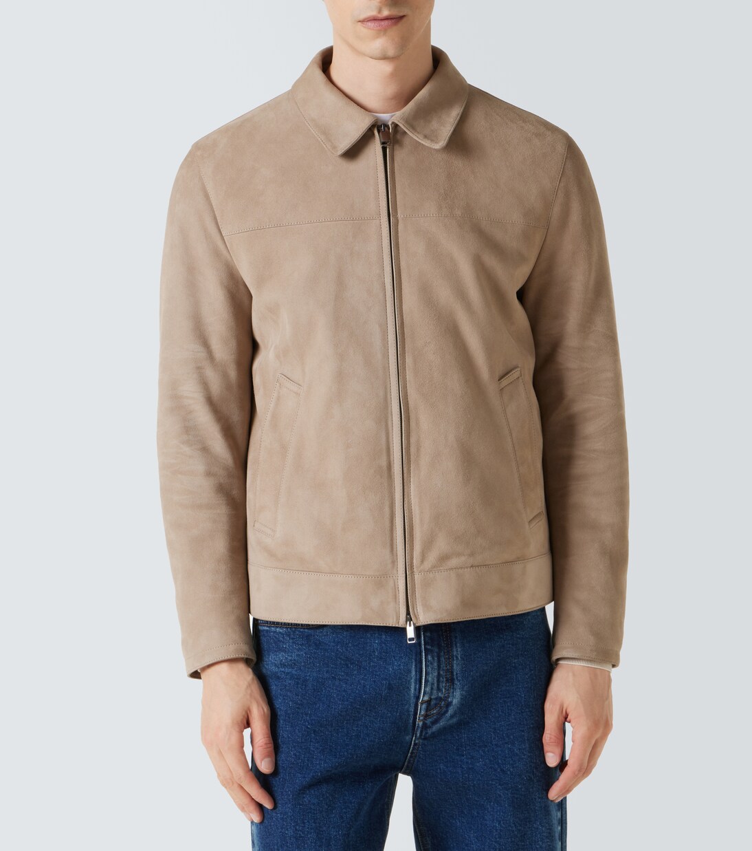 Suede blouson | Brioni