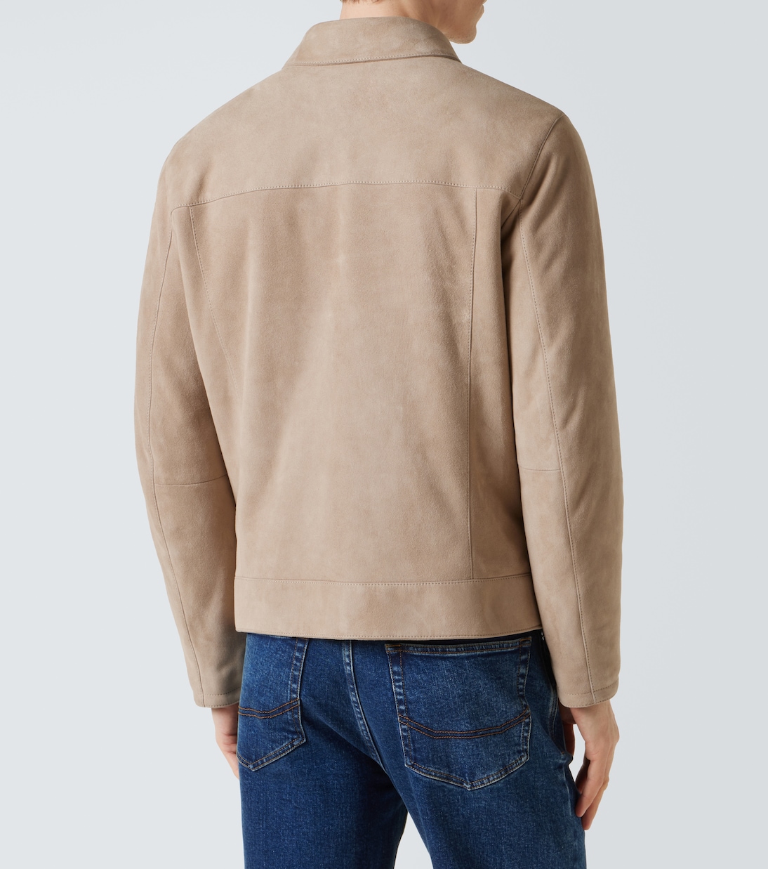 Suede blouson | Brioni