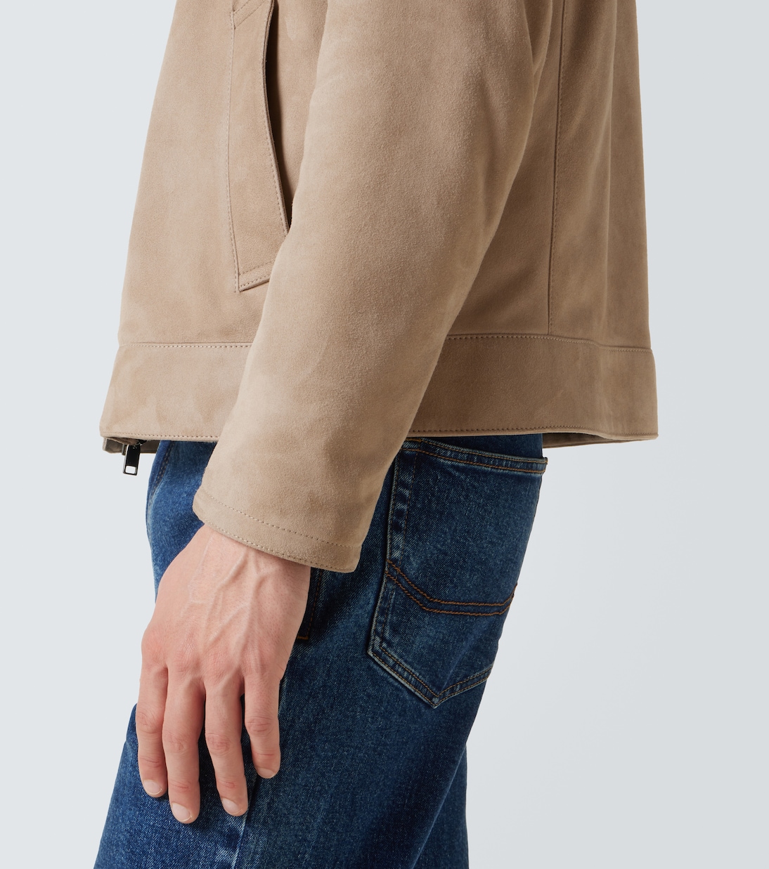 Suede blouson | Brioni