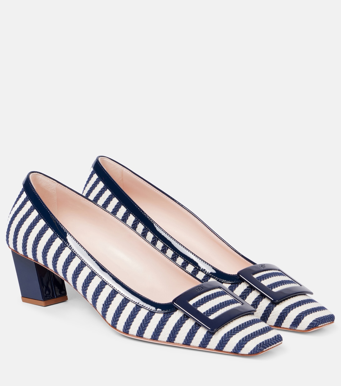 Scarpe eleganti a righe Belle Vivier per uno stile giovane e audace