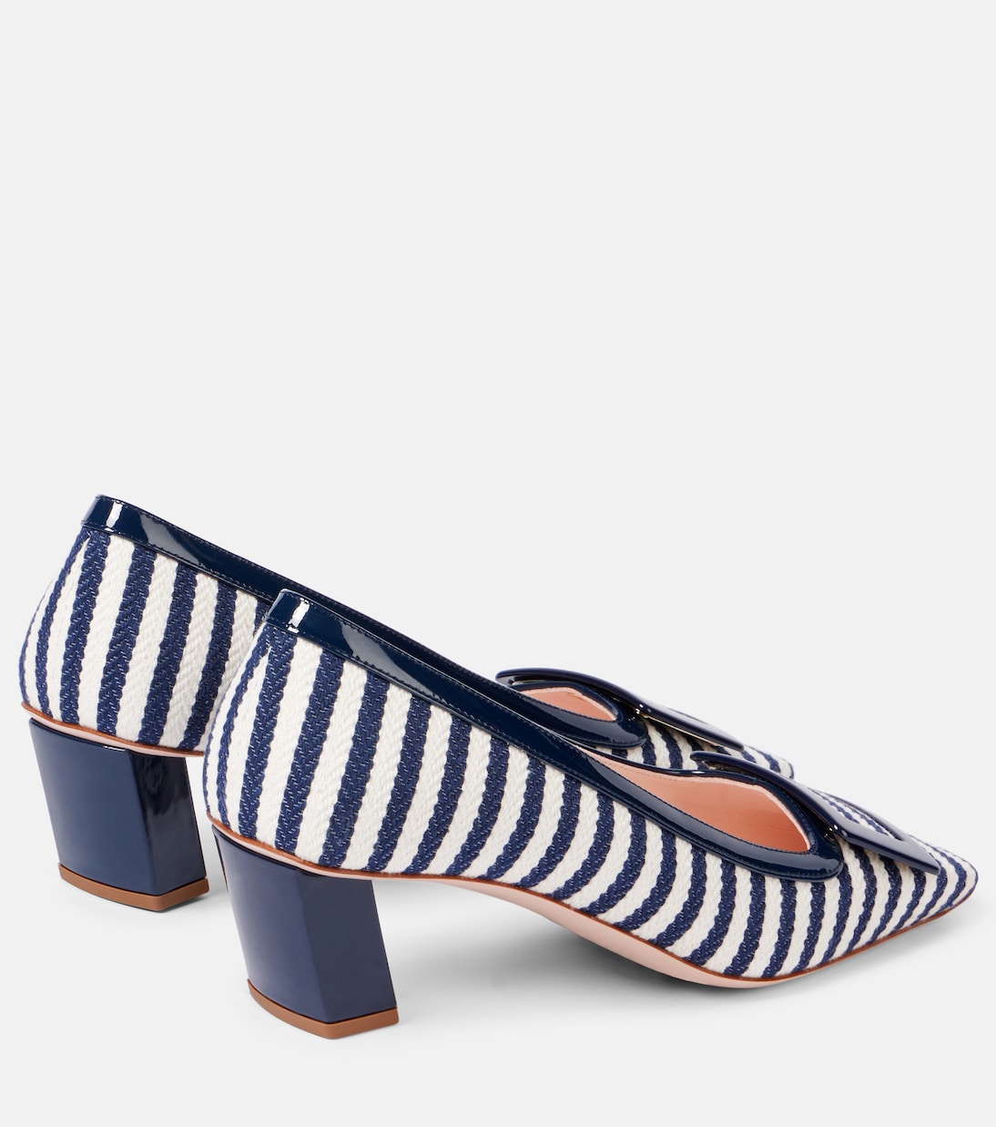 Scarpe eleganti a righe Belle Vivier per uno stile giovane e audace