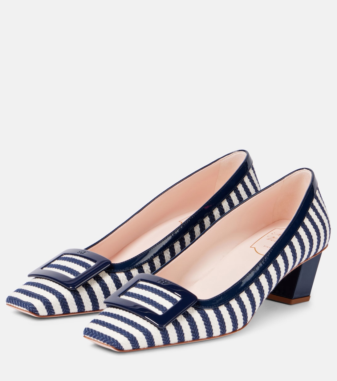 Scarpe eleganti a righe Belle Vivier per uno stile giovane e audace