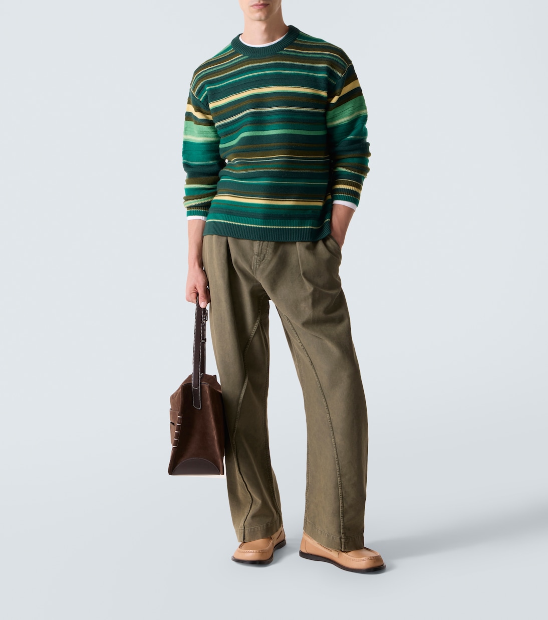 Jersey de lana a rayas | JW Anderson