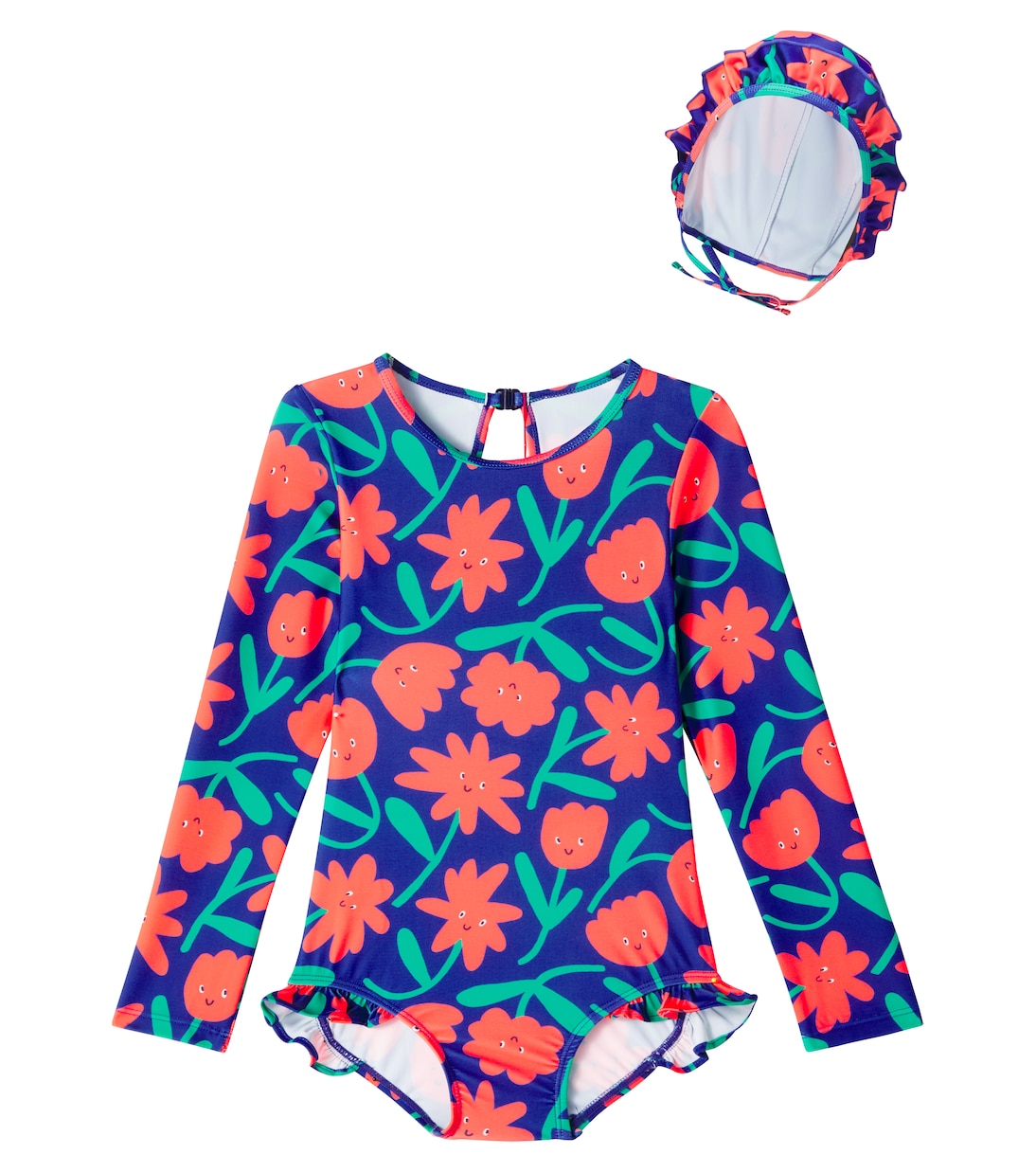 Costume intero e cuffia con stampa | Jellymallow