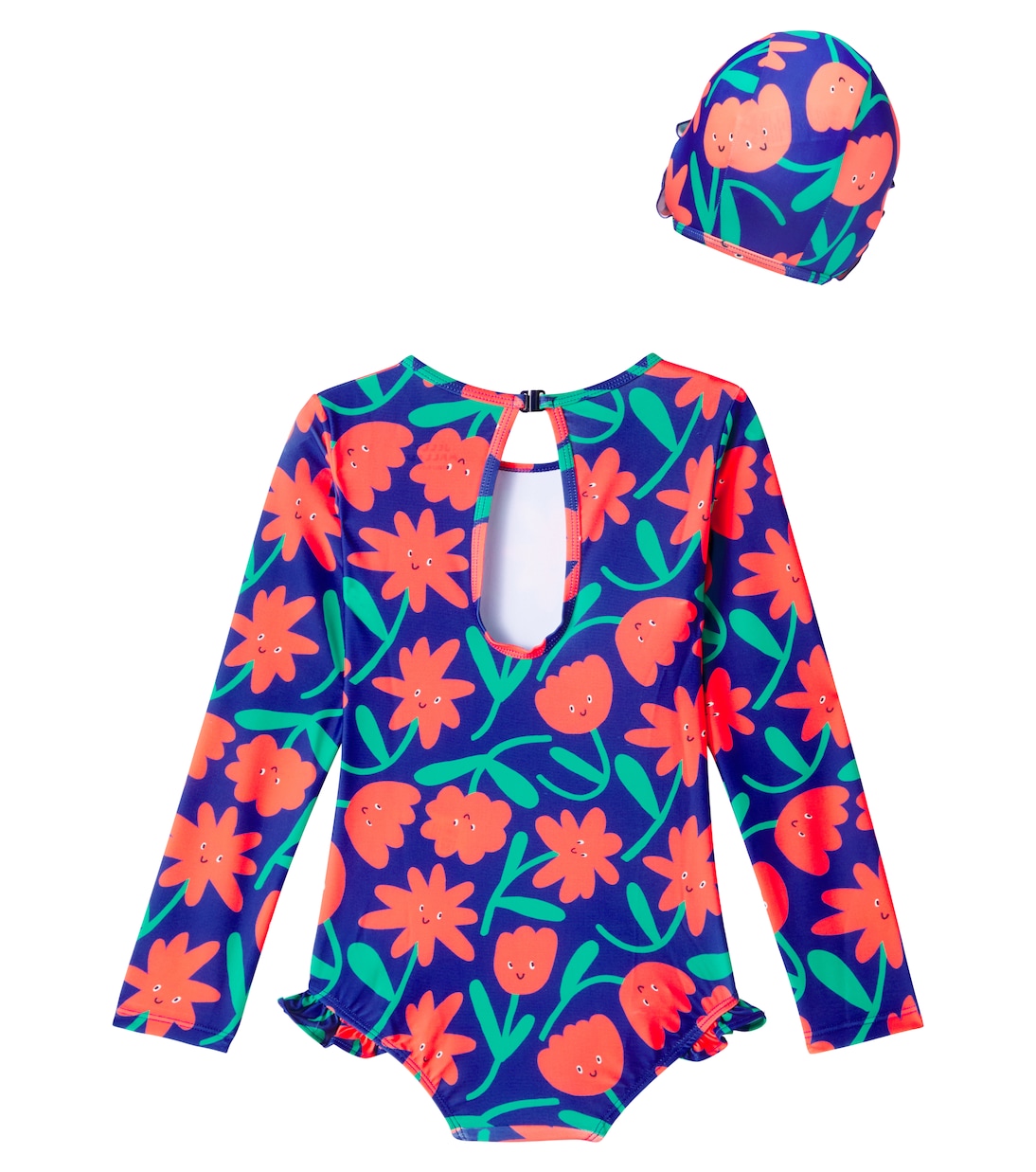 Costume intero e cuffia con stampa | Jellymallow