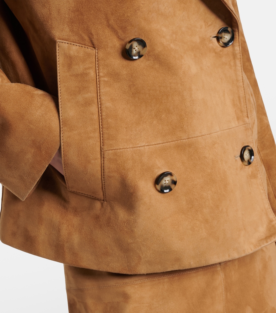 Jacke Nola aus Veloursleder | Proenza Schouler