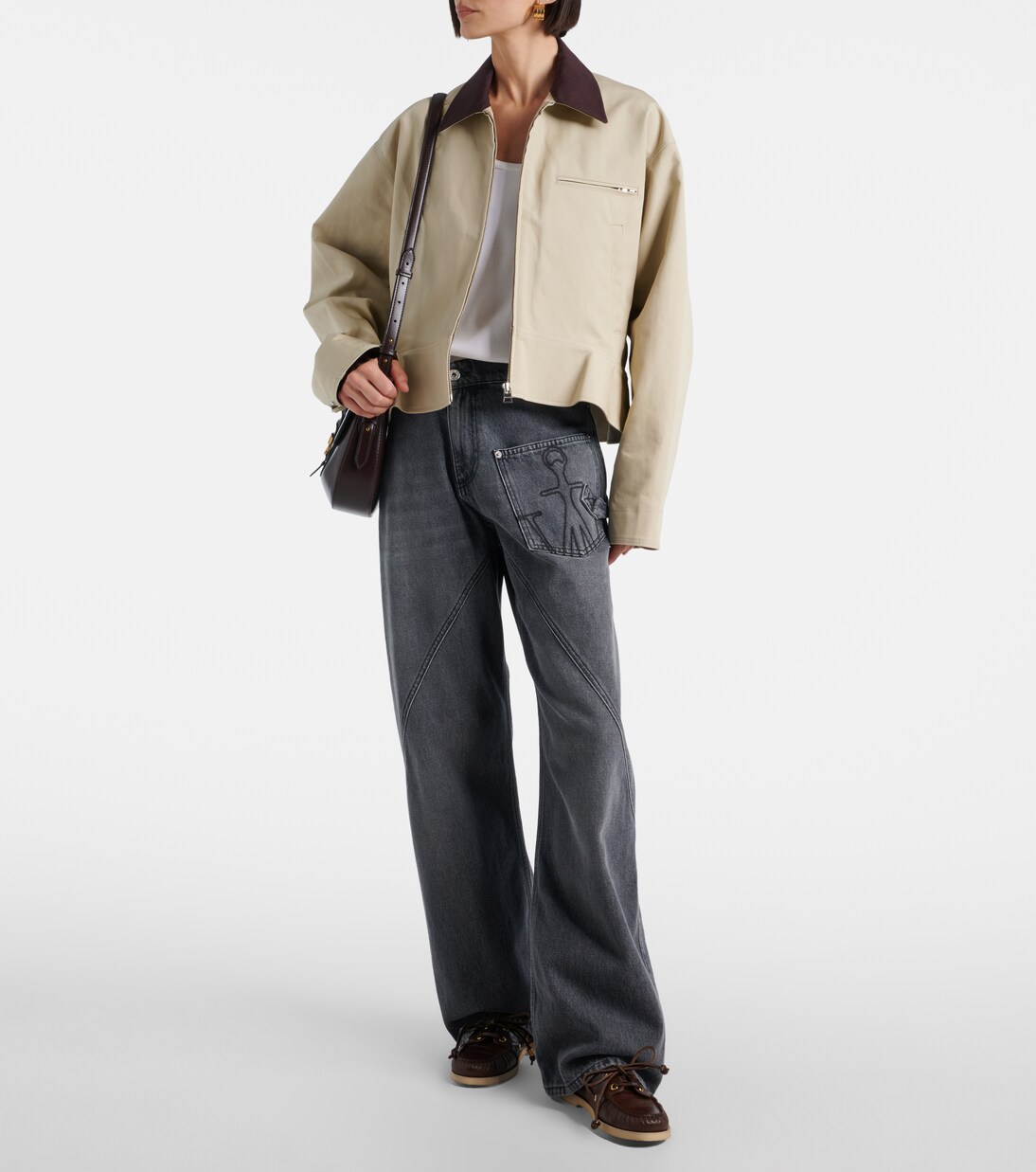 Leather boat shoes | Golden Goose