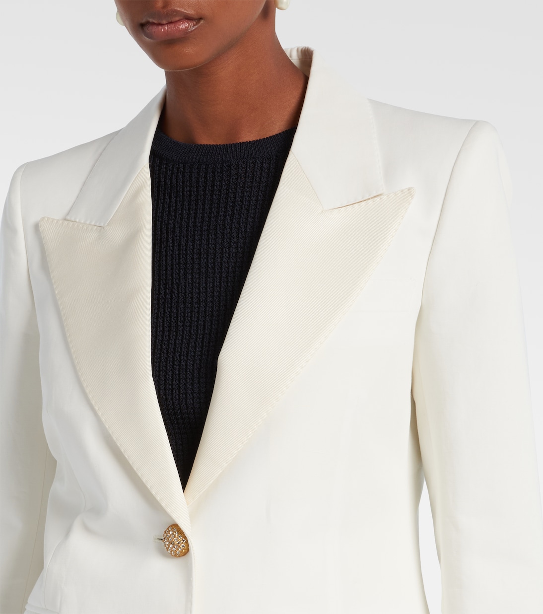 Blazer aus Baumwolle und Leinen | Valentino