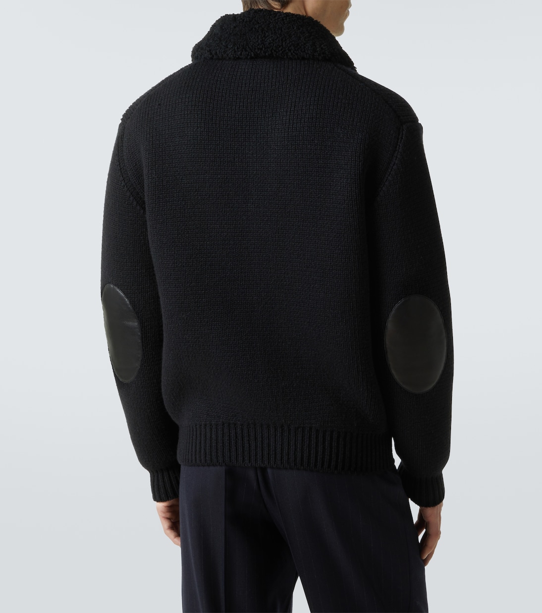 Shearling-trimmed cashmere cardigan | Tom Ford
