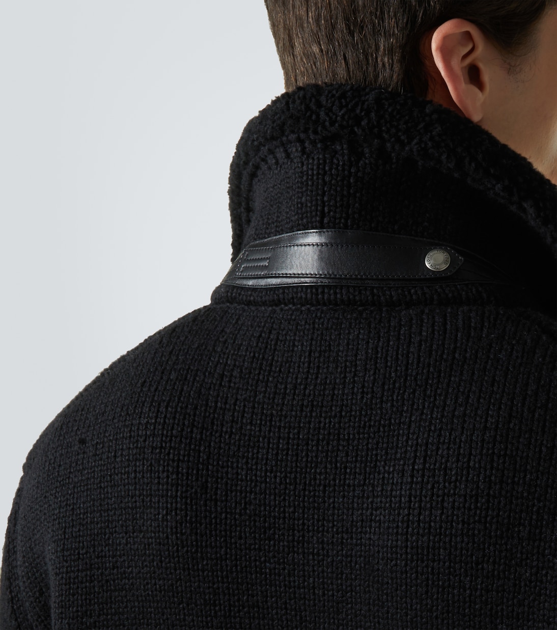 Shearling-trimmed cashmere cardigan | Tom Ford