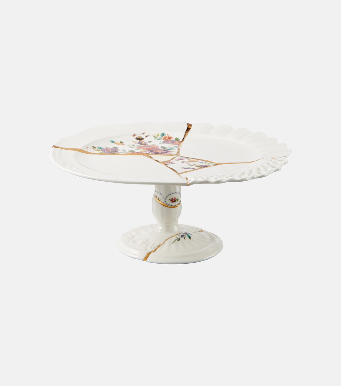 Soporte para tartas Kintsugi de porcelana | Seletti