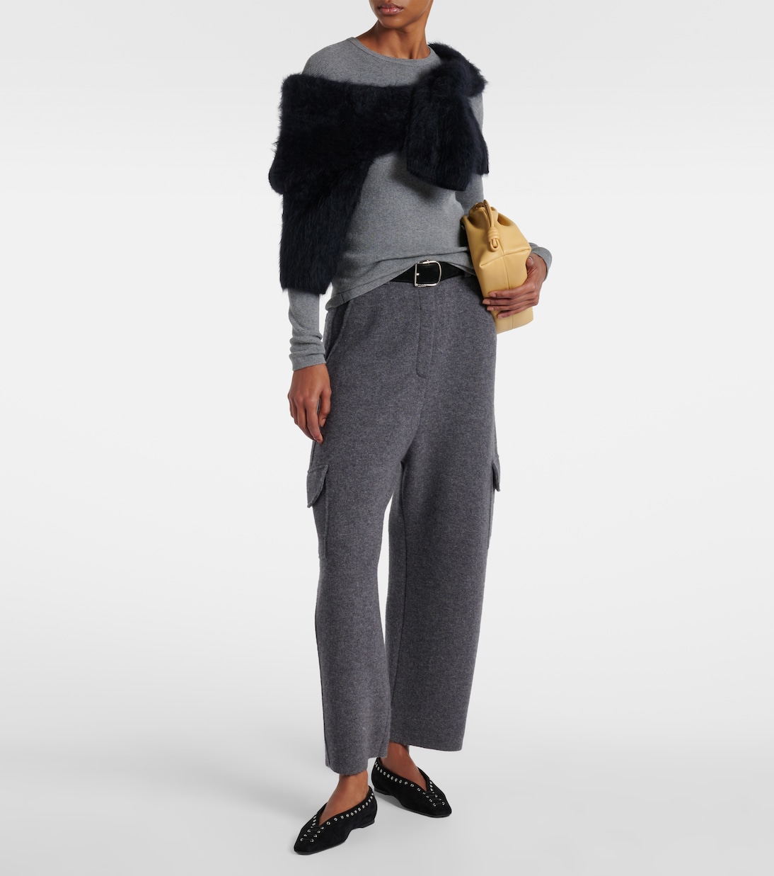 Vivian knitted cotton and cashmere top | Lisa Yang