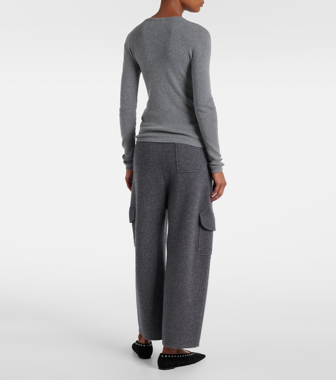 Vivian knitted cotton and cashmere top | Lisa Yang