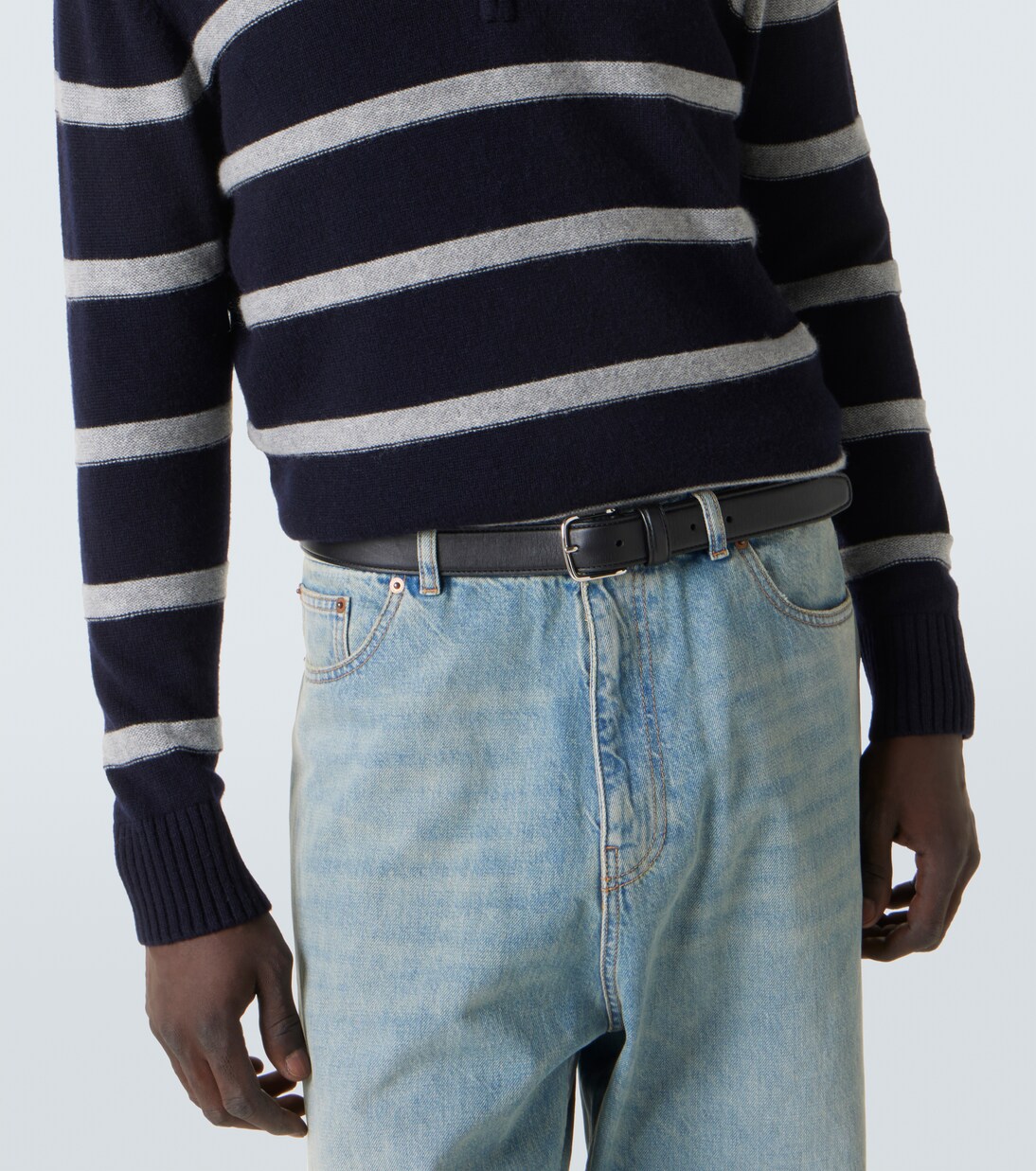 Wool and cashmere half-zip sweater | Allude
