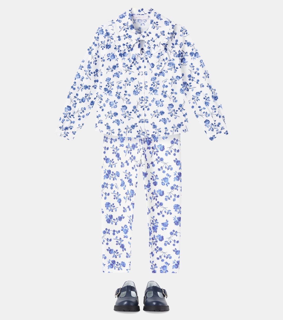 Floral cotton shirt | Monnalisa