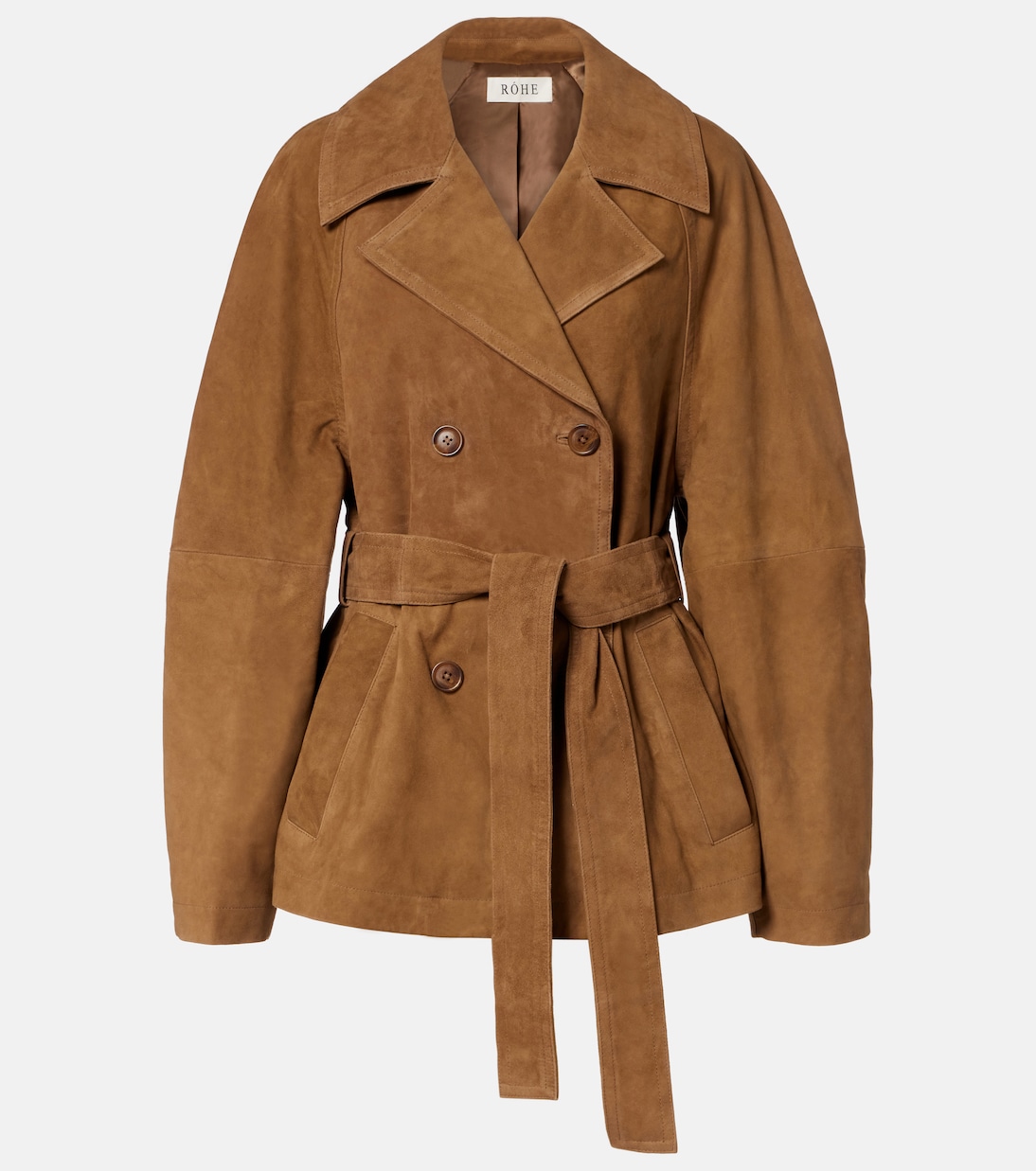 Belted suede jacket | Róhe