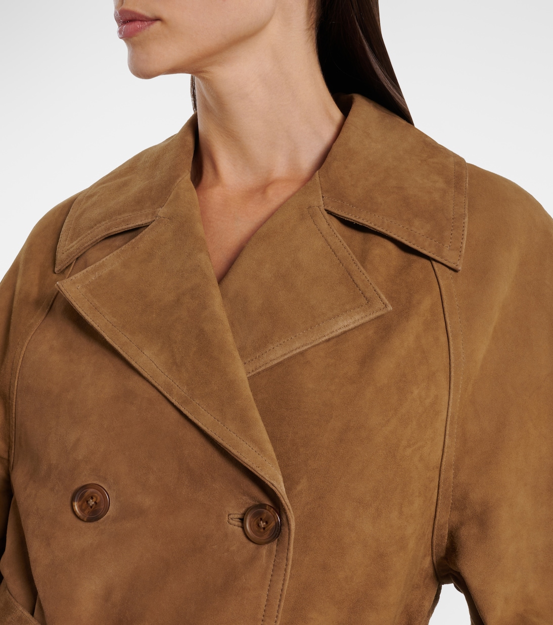 Belted suede jacket | Róhe