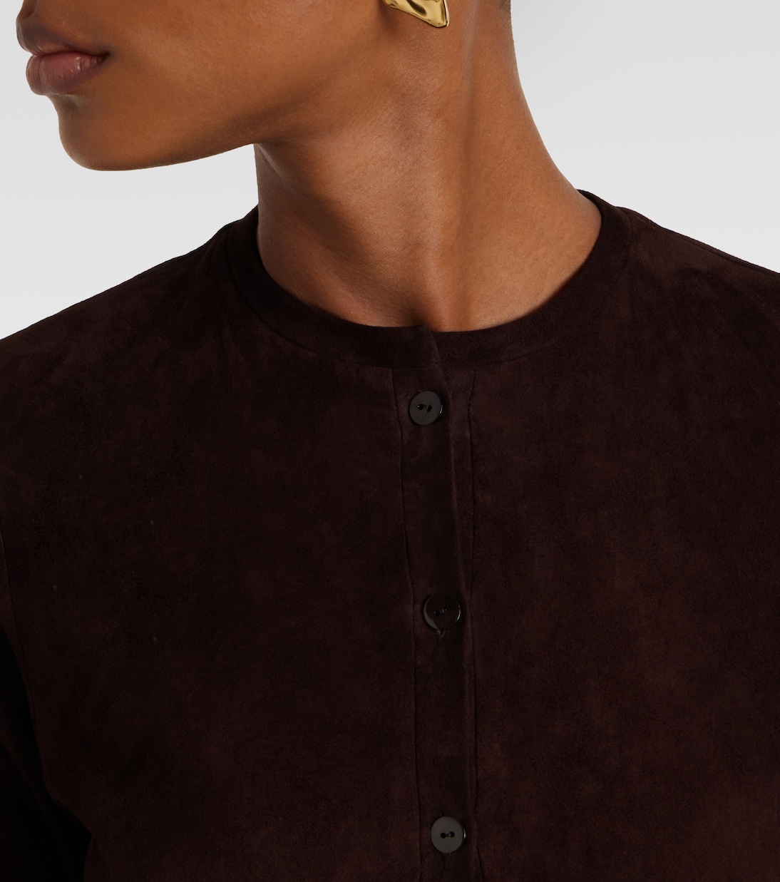 Astrid suede cardigan | Stouls