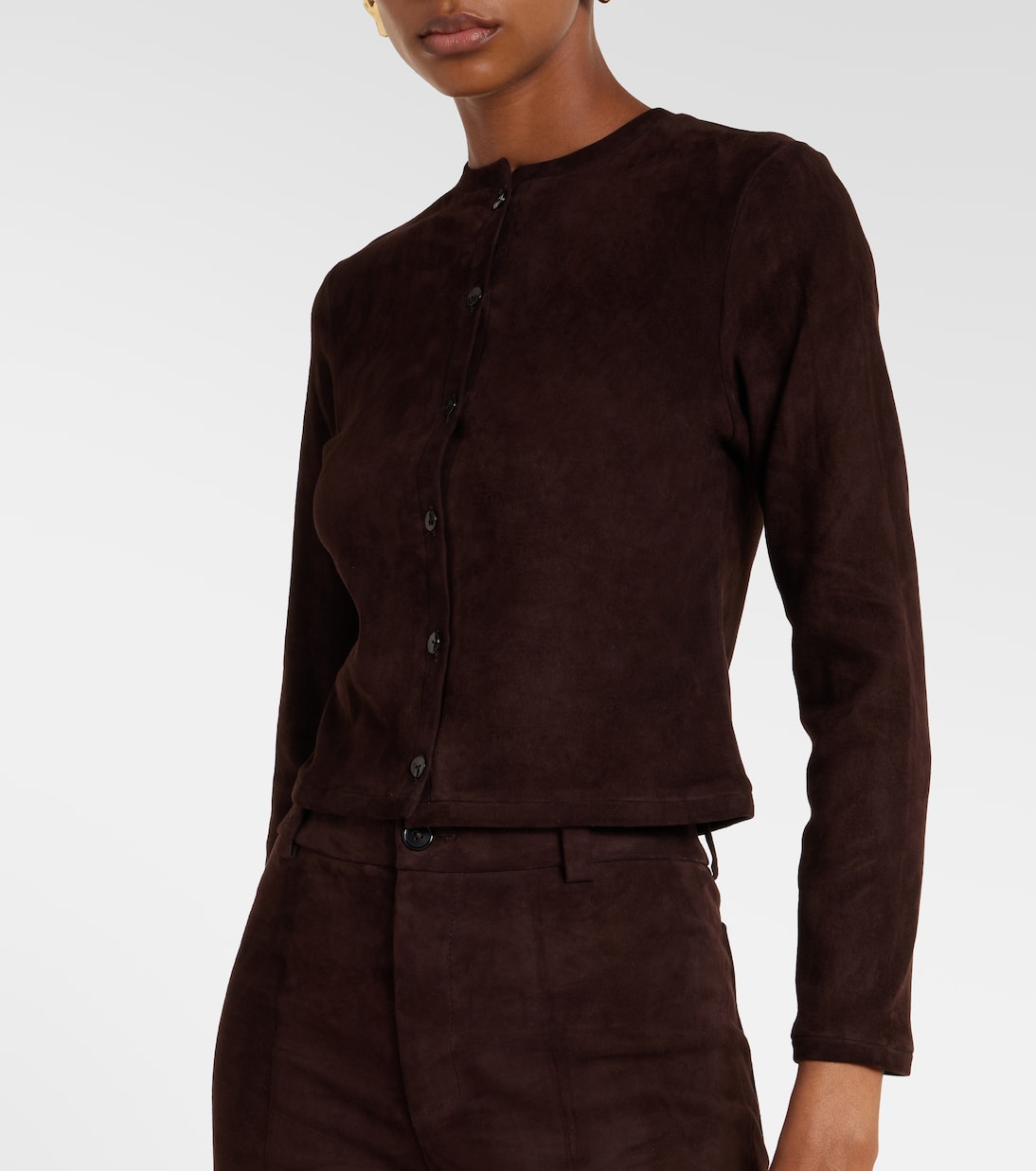 Astrid suede cardigan | Stouls