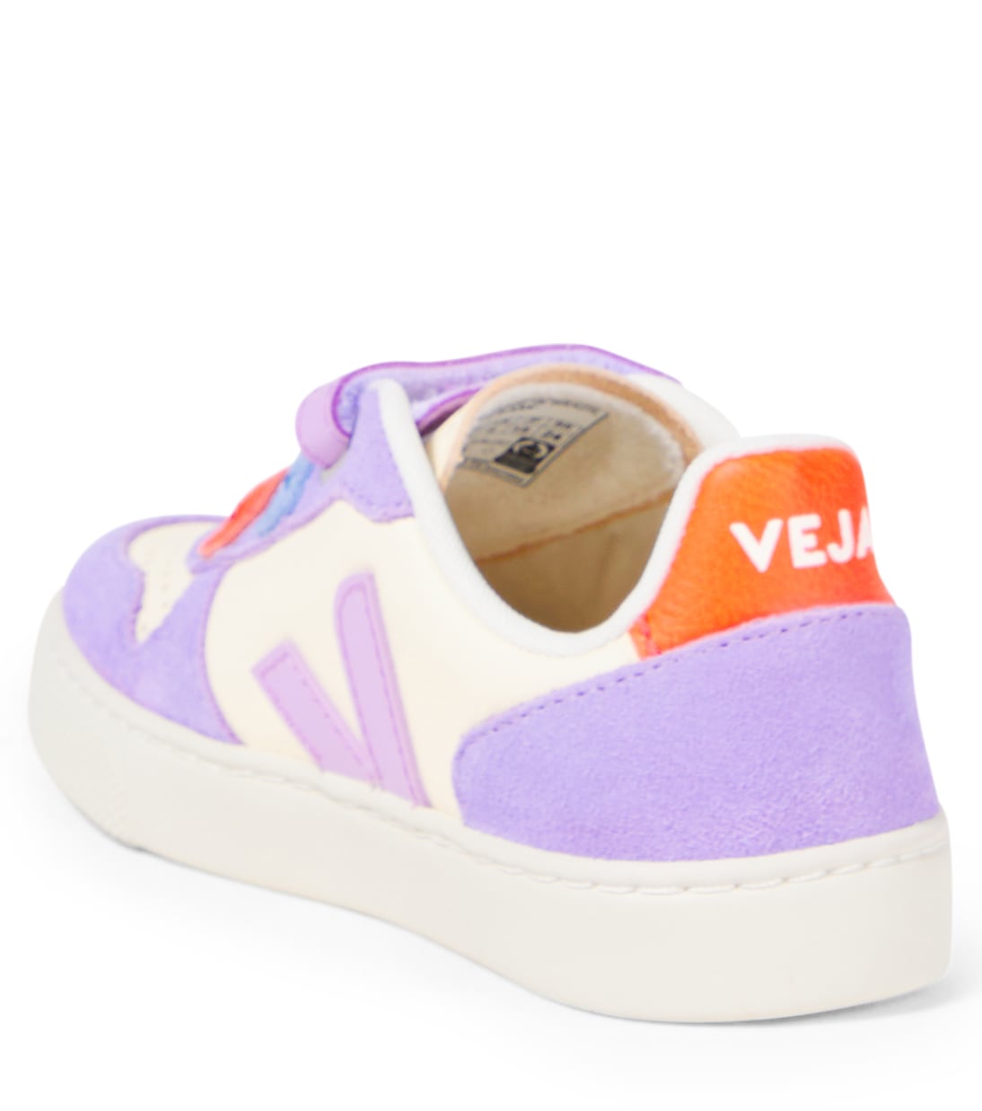 V-10 suede-trimmed leather sneakers | Veja Kids