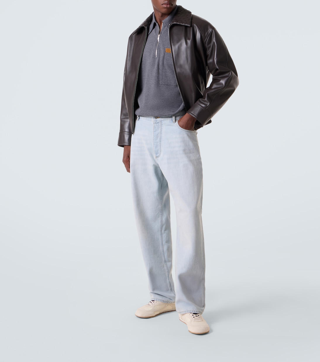 Intreccio leather jacket | Bottega Veneta