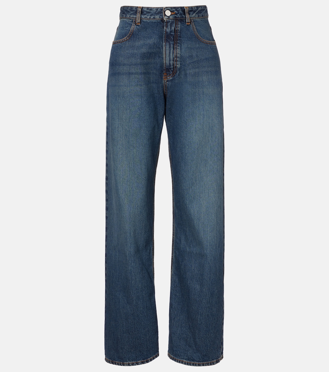 Jeans rectos de tiro bajo | Alaïa