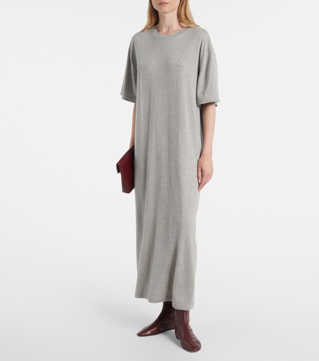 Maxikleid Kris aus Baumwolle und Kaschmir | Extreme Cashmere