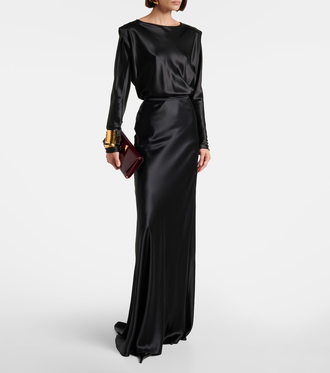 Top de satén de seda | Saint Laurent