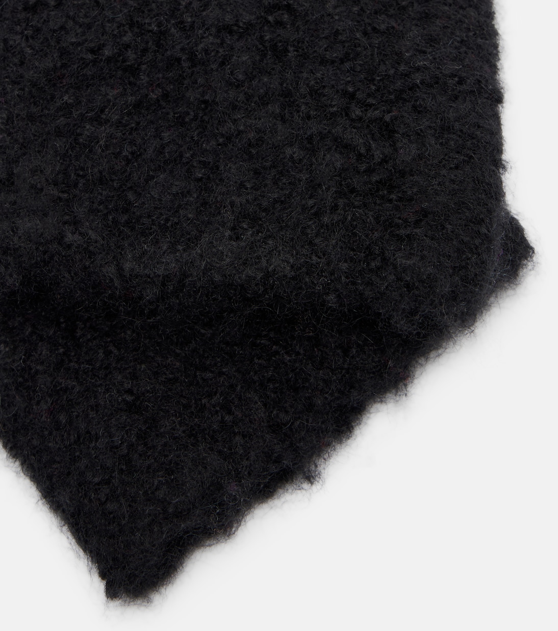 Ladislas cashmere, alpaca, and silk mittens  | The Row