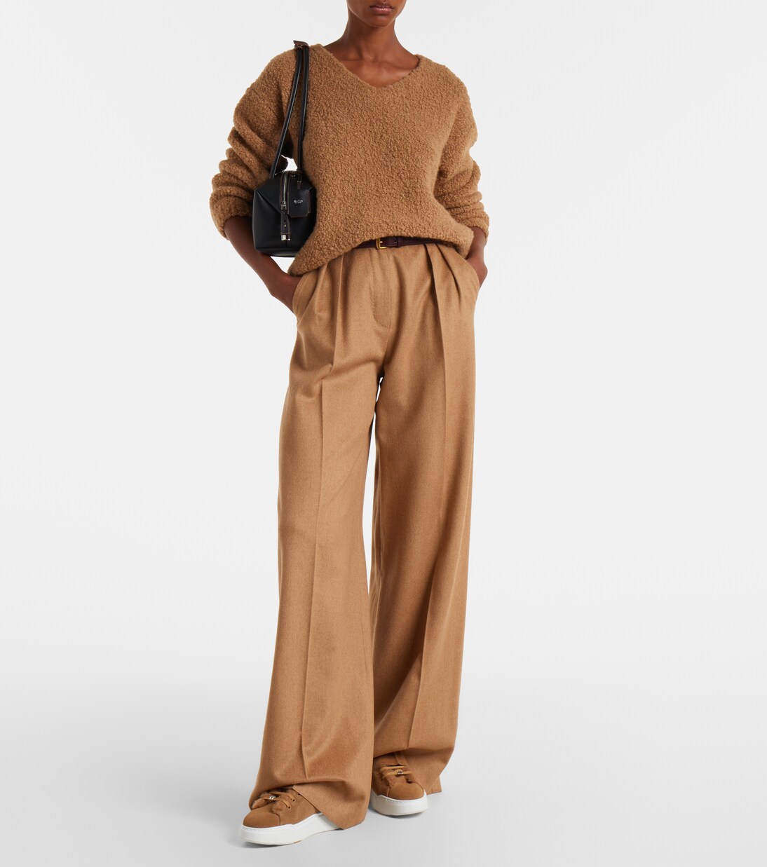 TMaxi 스웨이드 플랫폼 스니커즈 | Max Mara