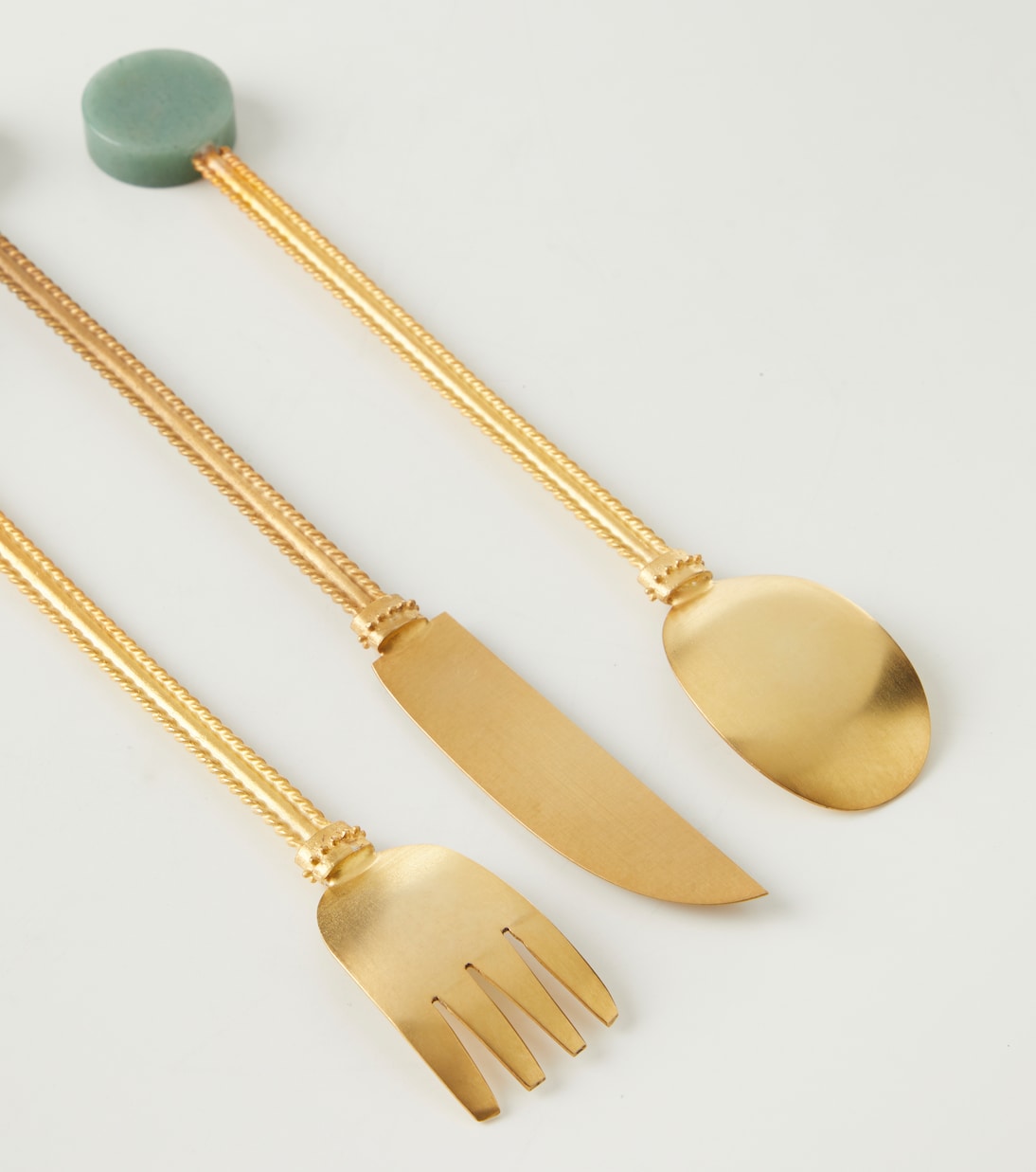 Gold-plated cutlery set | Natalia Criado