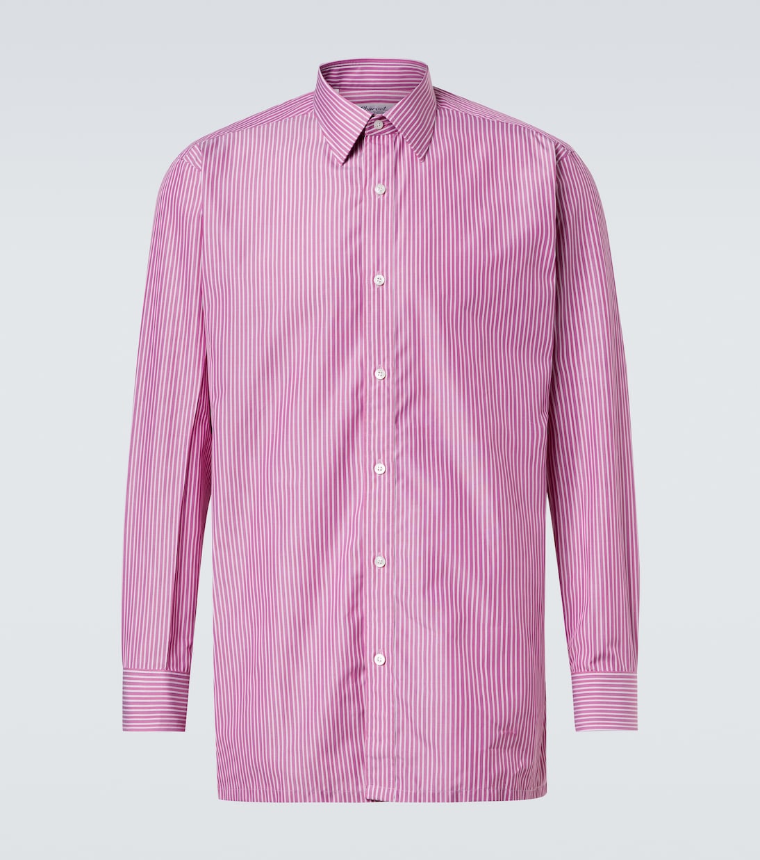 Striped cotton poplin shirt | Charvet