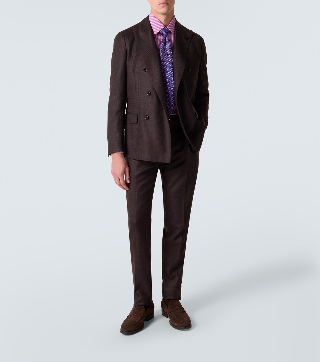 Striped cotton poplin shirt | Charvet