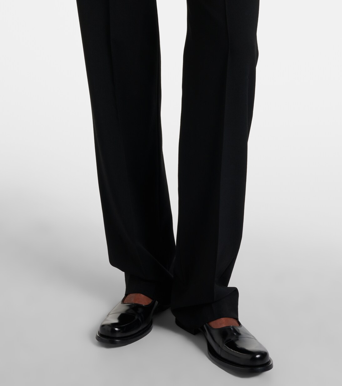 Hiram wool straight pants | The Row