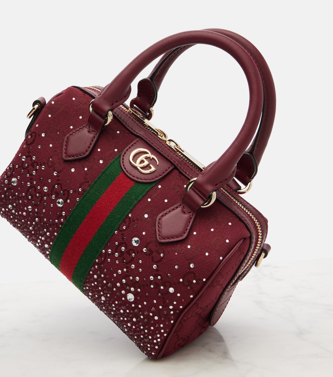 Verzierte Tote Bag Ophidia Small aus Canvas | Gucci