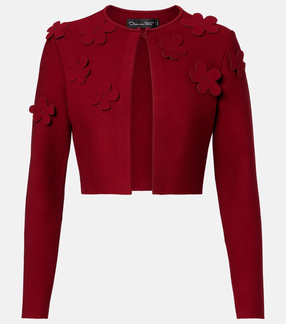 Floral cropped cardigan | Oscar de la Renta