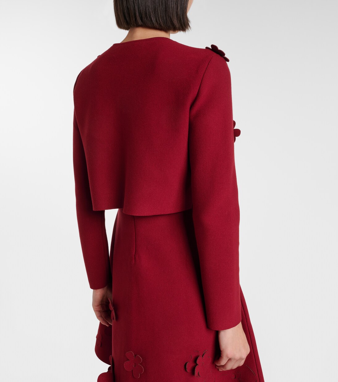 Floral cropped cardigan | Oscar de la Renta