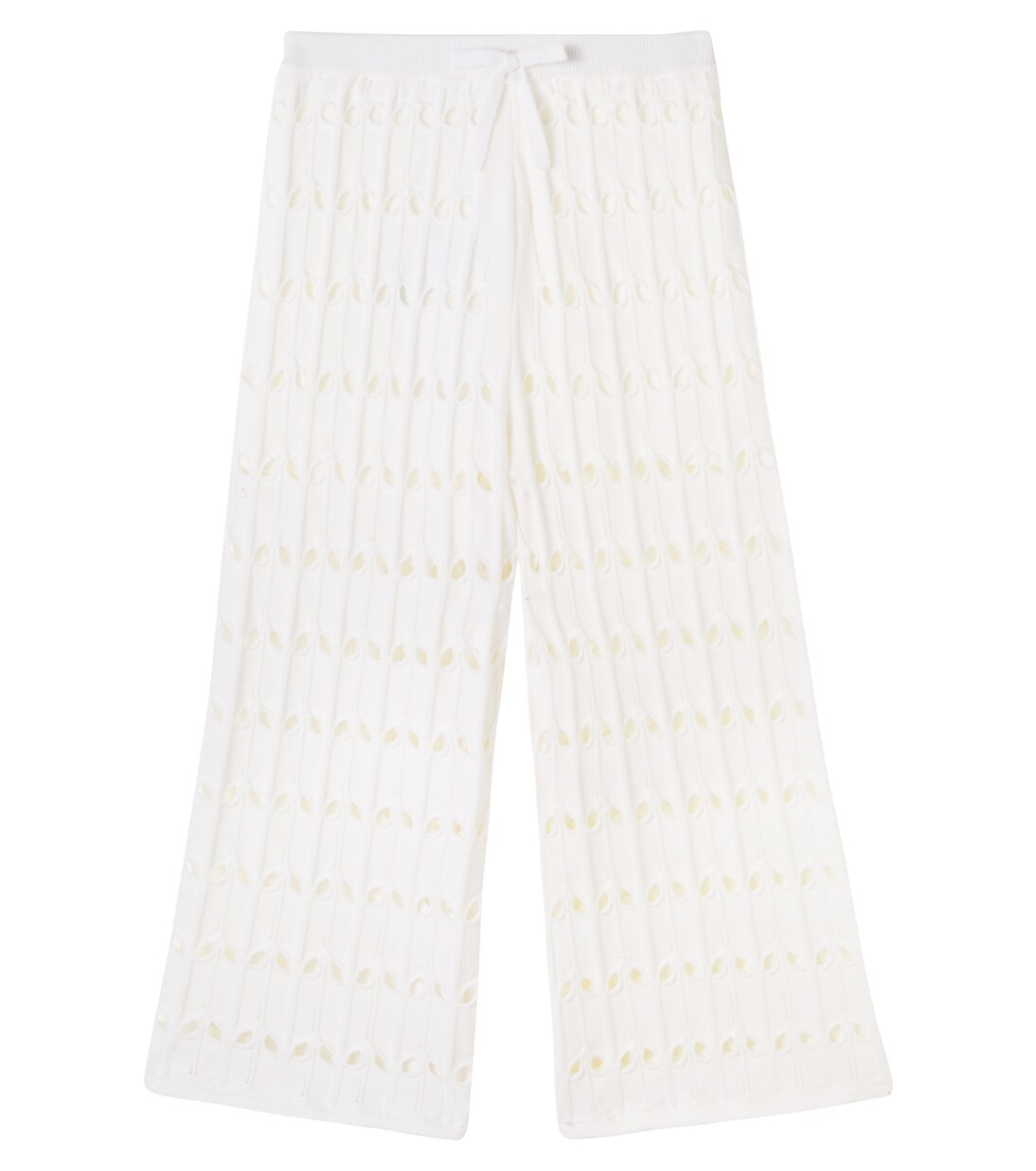Knitted wool and cotton pants | Zimmermann Kids