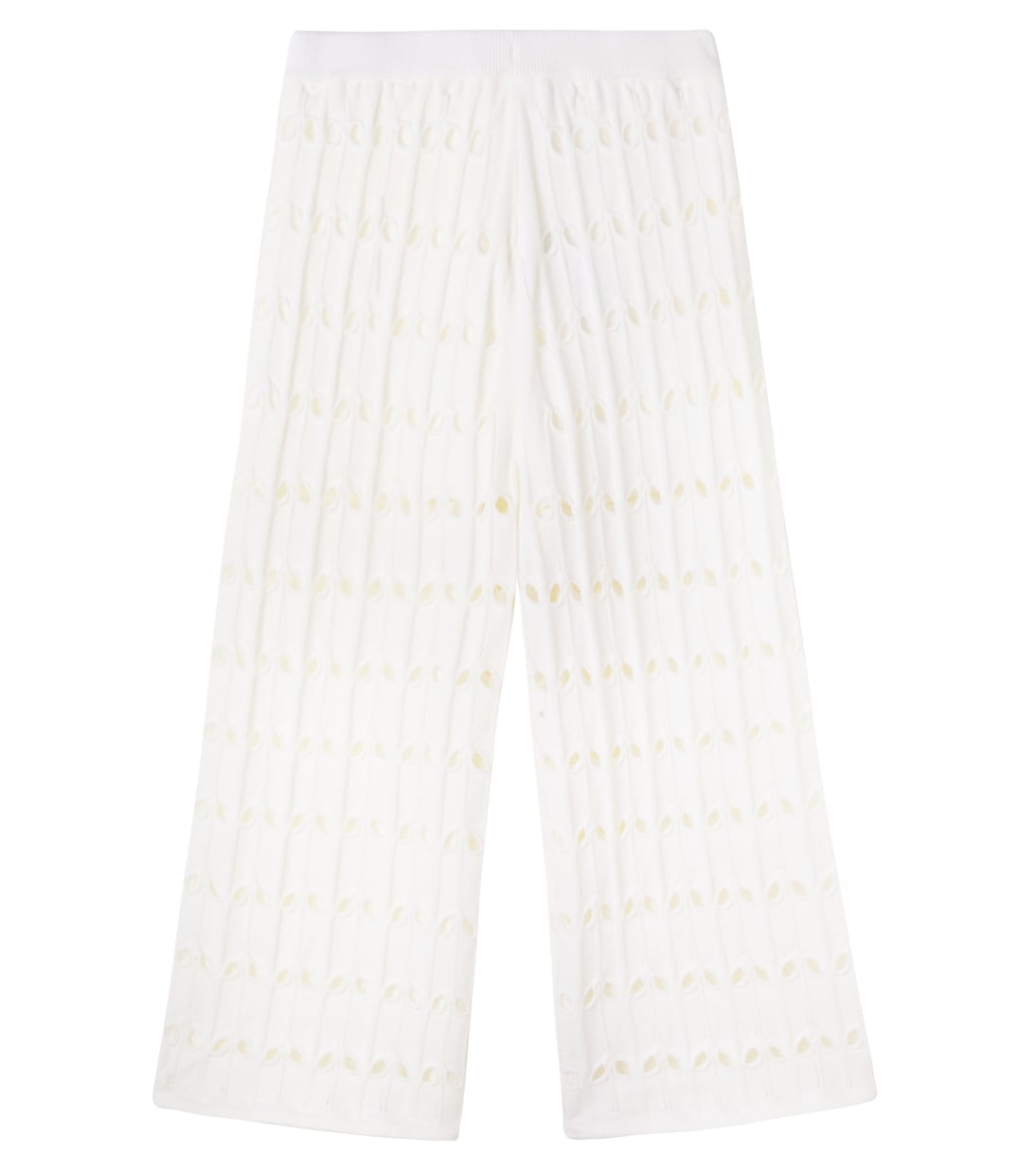 Knitted wool and cotton pants | Zimmermann Kids