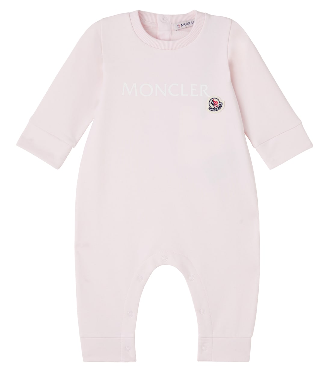 Baby logo cotton-blend onesie | Moncler Enfant