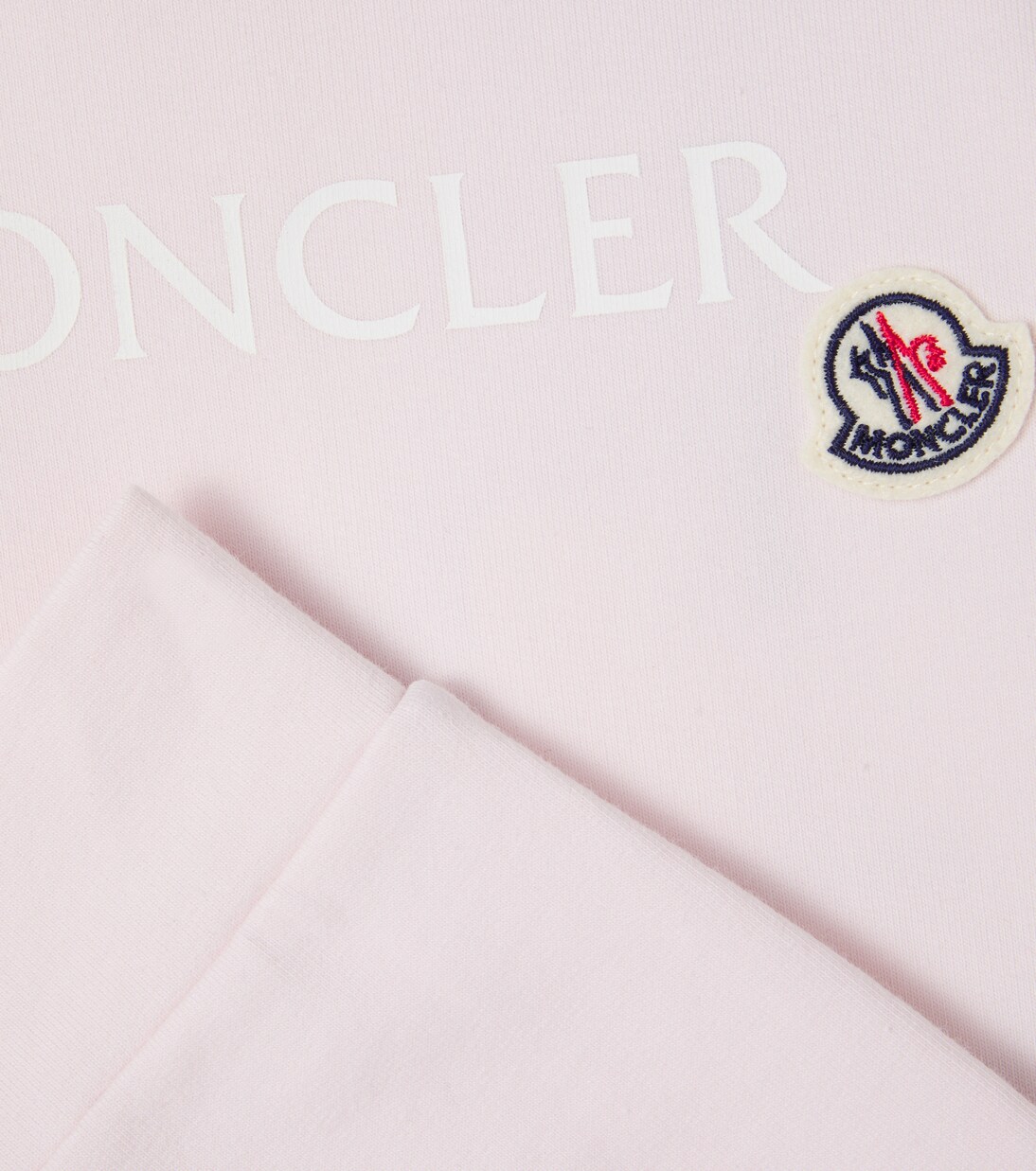 Baby logo cotton-blend onesie | Moncler Enfant