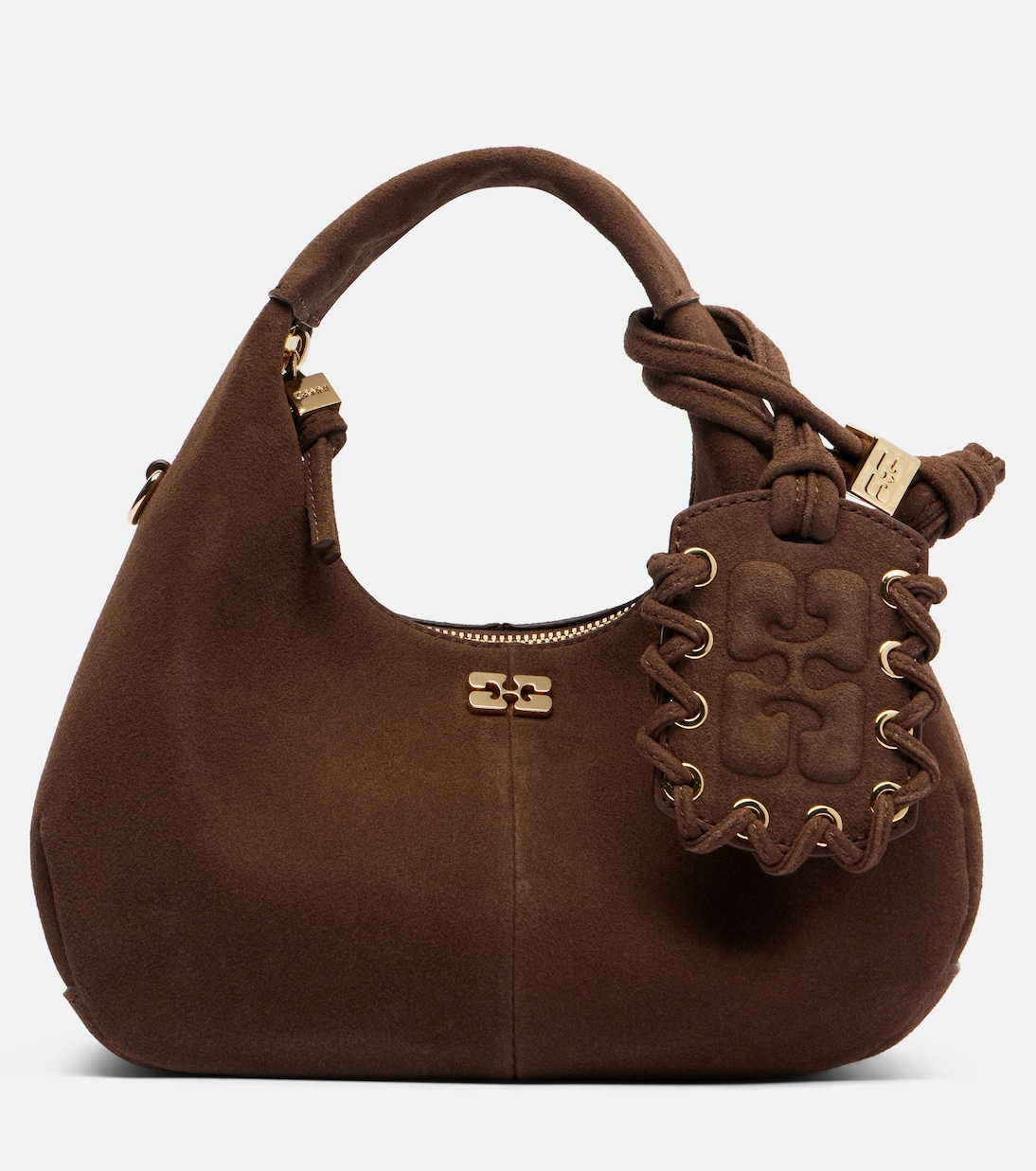 Borsa in suede in suede | Ganni