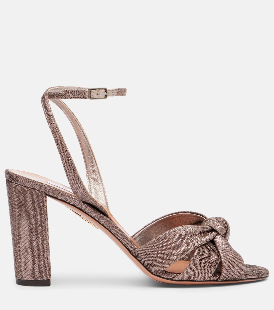 Sandalen Nina 85 aus Twill | Aquazzura