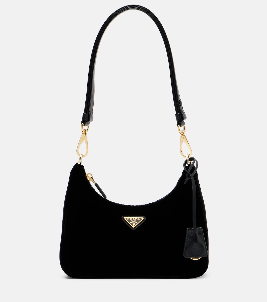 Prada Re-Edition Mini velvet shoulder bag | Prada